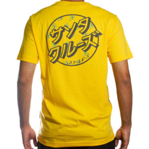 Camiseta Santa Cruz Off Hando Dot Amarelo - Image 1
