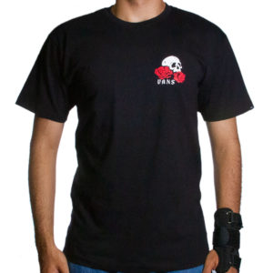 Camiseta Vans Rose Bed Classicfit Preta - Image 2