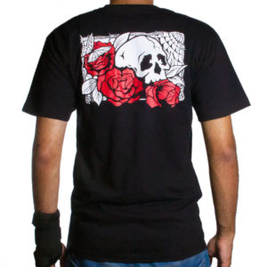 Camiseta Vans Rose Bed Classicfit Preta - Image 1
