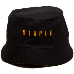 Bucket Simple Duplaface Lines Retro Preto/Amarelo - Image 1